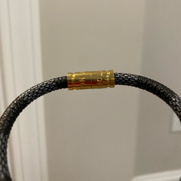 Louis Vuitton Damier Magnet Leather Bracelet - Picture 3 of 4